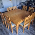 DINING TABLE WITH 8 CHAIRS