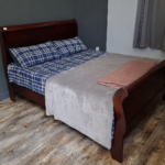 WOODEN DOUBLE BED